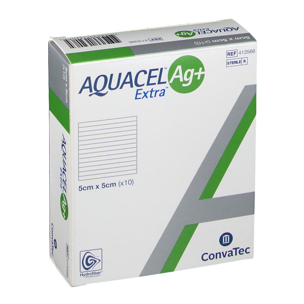 AQUACEL® Ag+ Extra Hydrofiber Wundverband mit Silber PZN 10203856